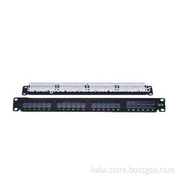 Cat.5e 24 ports patch panel